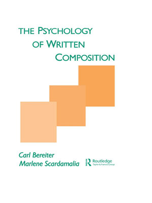 cover image of The Psychology of Written Composition